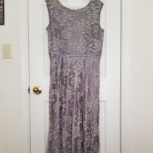 Tahari long formal dress